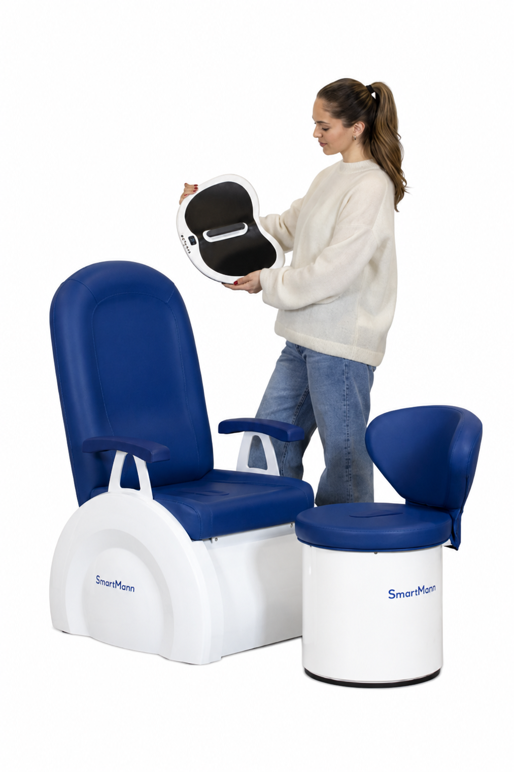 SmartMann Beckenbodensysteme mit Anwenderin